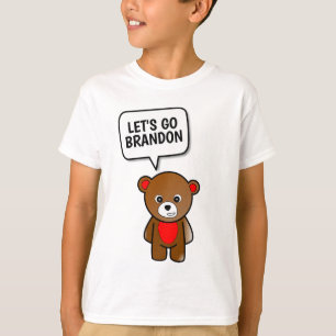 VAMOS A BRANDON TEDDY BEAR Camisetas PARA NIÑOS