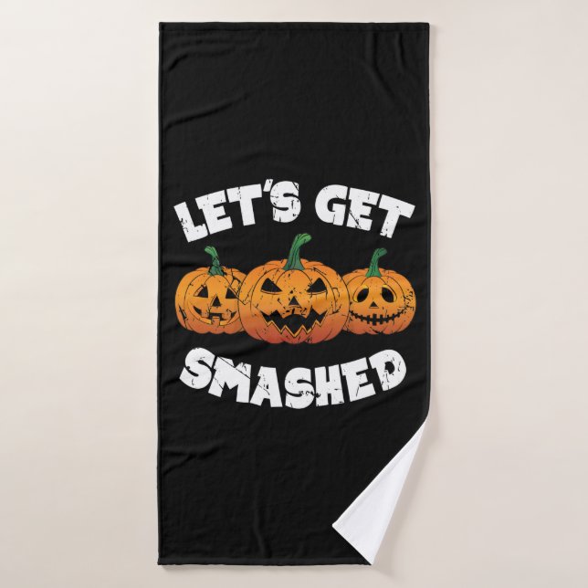 Vamos a conseguir calabazas malolientes Jack O Lan (Toalla de baño)