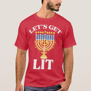 Vamos a conseguir la camiseta de Lit Hanukkah Jew 