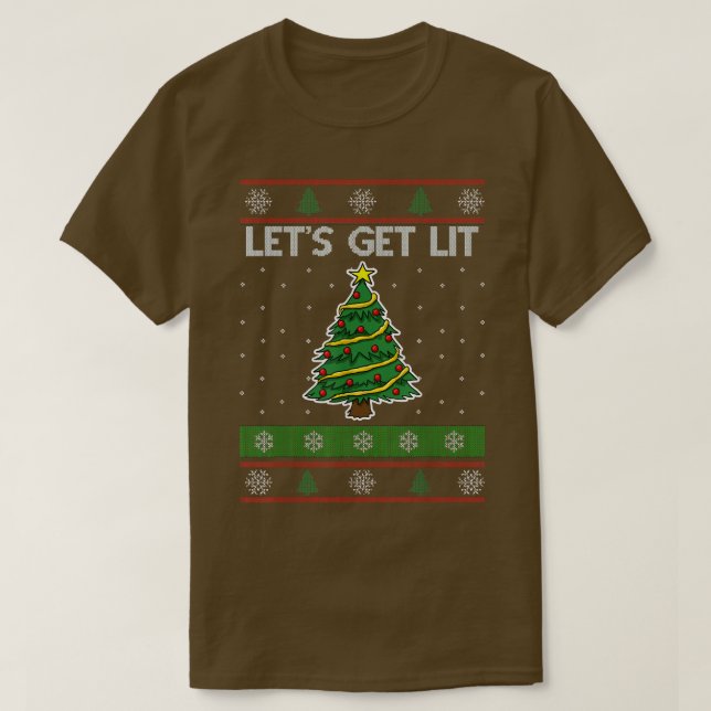 Vamos a conseguir un funn de Sweater con árboles d (Diseño del anverso)