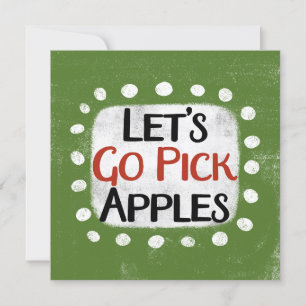 Vamos a elegir la tarjeta de saludo de manzanas