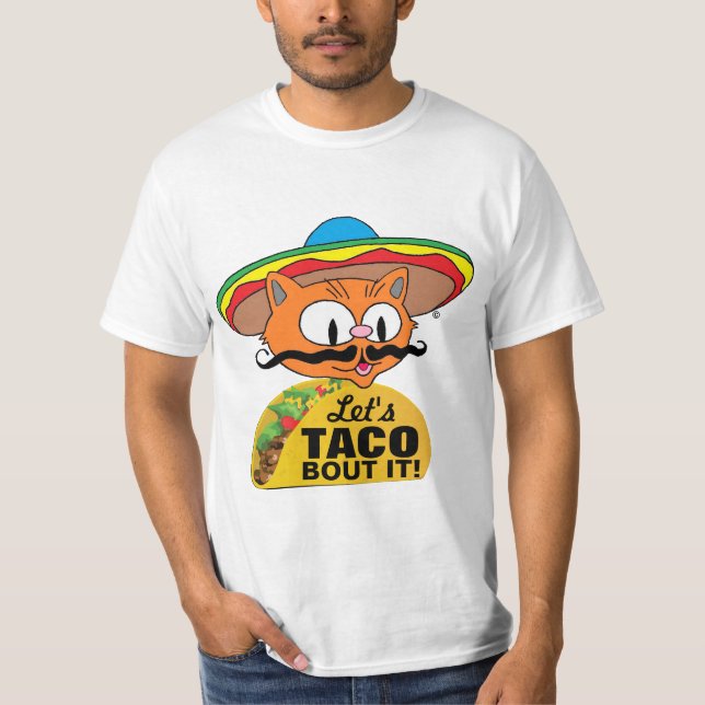 ¡Vamos a Hablar de Tacos! Camiseta Divertida con J (Anverso)