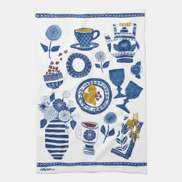 ¡Vamos a hacer Brunch! Toalla de té en la marina y