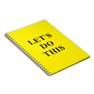 ¡Vamos a Hacer Esto - Cuaderno Clásico de 6.5" x 8