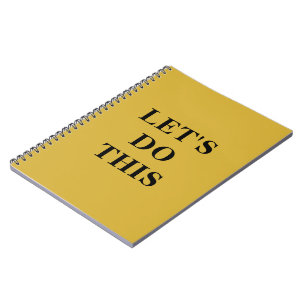 Vamos a Hacer Esto - Cuaderno Clásico de Oro Metál