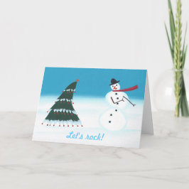 Vamos a hacer rock, árbol de Navidad Barajas de fe