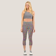 Vamos a jugar pantalones capri de cintura alta