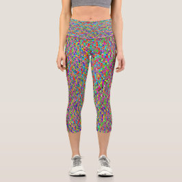 Vamos a jugar pantalones capri de cintura alta