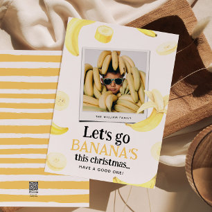 Vamos a la divertida foto de Navidad de Banana 