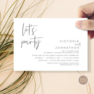 Vamos a la Fiesta, Tarjeta de Invitación para Fies