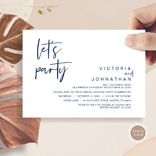 Vamos a la Fiesta, Tarjeta de Invitación para Fies