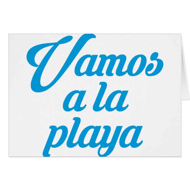 VAMOS A LA PLAYA (Anverso (Horizontal))