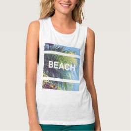 ¡Vamos a la playa! Playera de tirantes