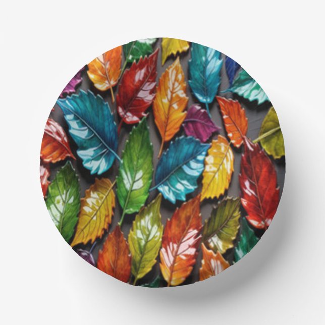 Vamos a Leaf - Plato de papel (Anverso)