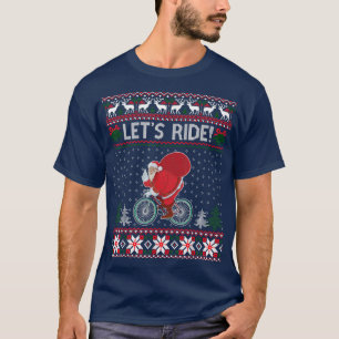Vamos a montar en bicicleta Navidades feos suéter 