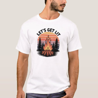 Vamos a poner camiseta de campamento ligero