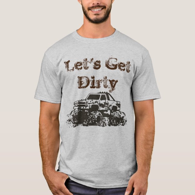 Vamos a poner camisetas sucias para hombres (Anverso)