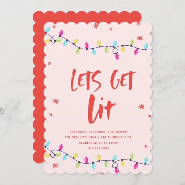 Vamos a recibir invitaciones para fiestas de Año N (Anverso / Reverso)