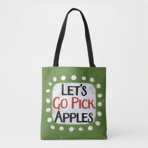Vamos a recoger manzanas para la bolsa