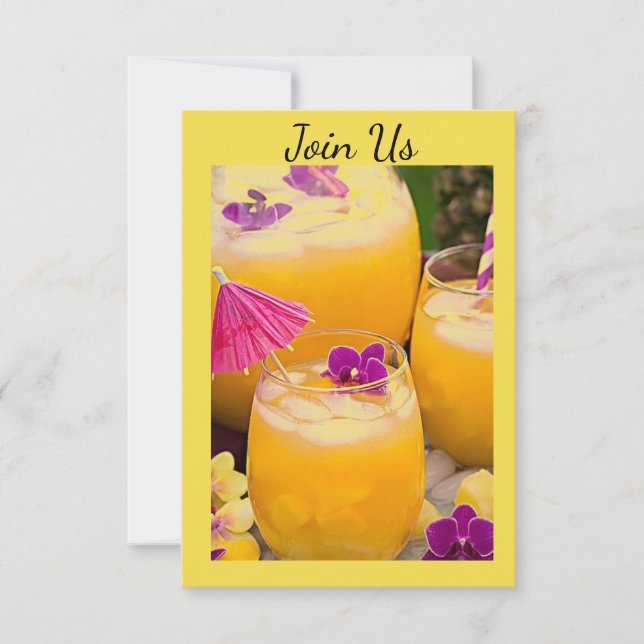 ***VAMOS A REUNIRNOS*** INVITACIÓN DE FIESTA DE AD (Anverso)