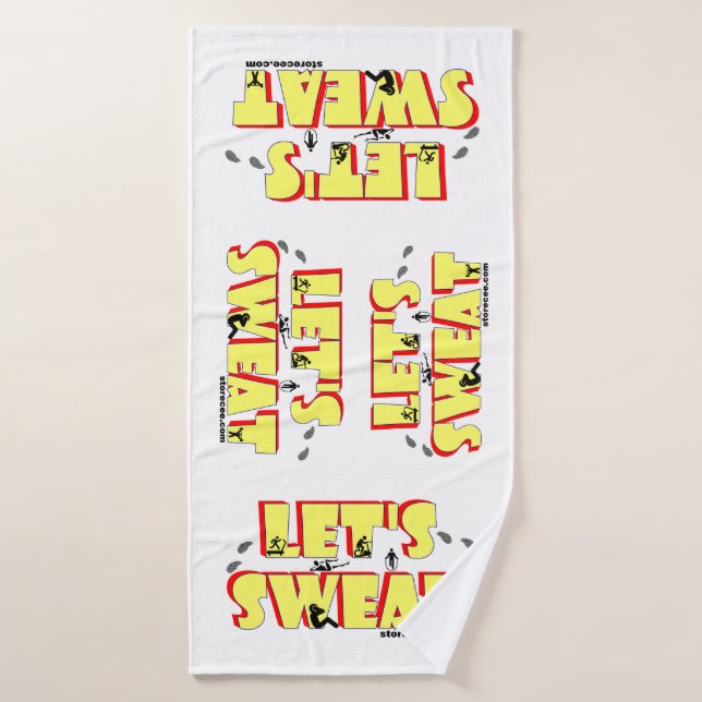Vamos a sudar (Toalla de baño)