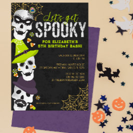 Vamos a tener miedo de la invitación de cumpleaños