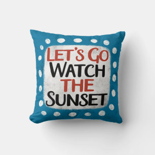 Vamos a ver el Cojín decorativo del atardecer