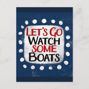 Vamos a ver la postal de los barcos