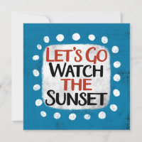 Vamos a ver la tarjeta de felicitación Sunset