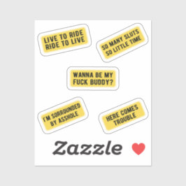 Vamos a viajar Pegatina (amarillo)