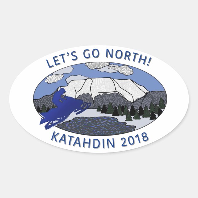 VAMOS AL NORTE pegatina (Anverso)