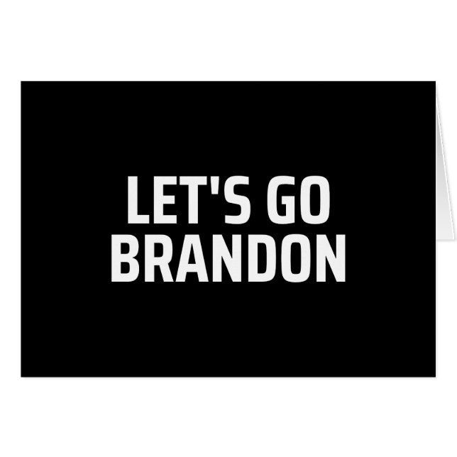 vamos brandon imán (Anverso (Horizontal))