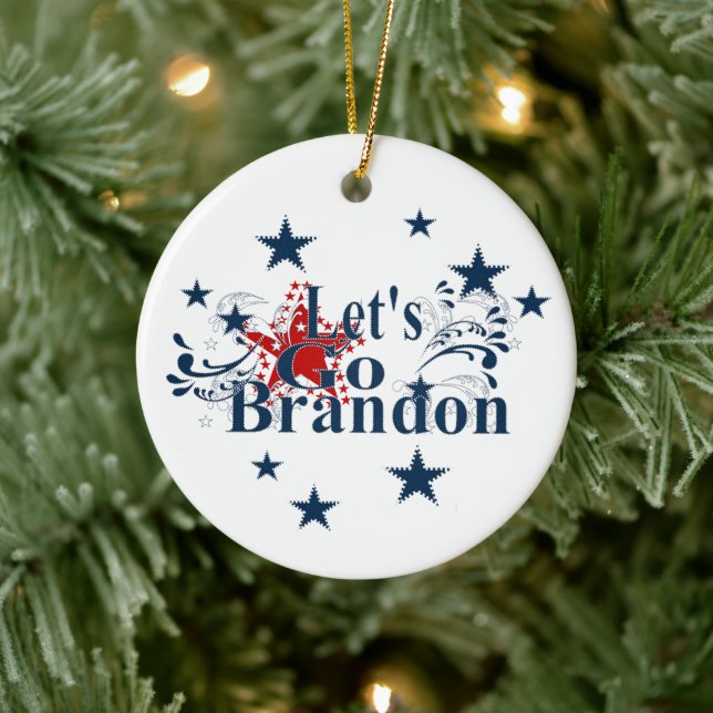 Vamos Brandon Ornamento de Navidad (Árbol)