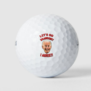 ¡Vamos Brandon! pelota de golf