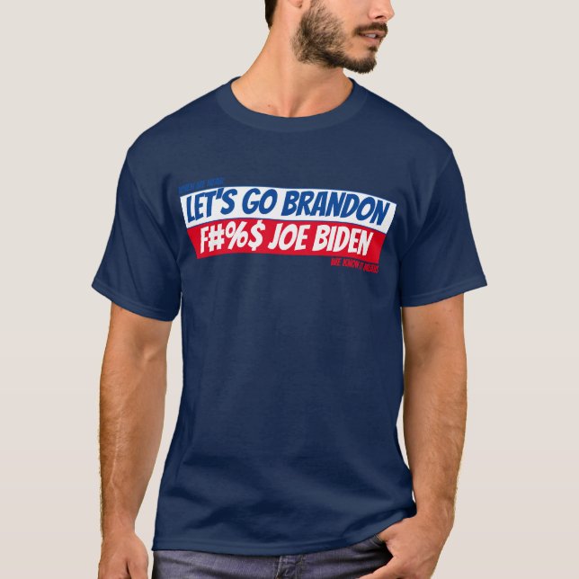 Vamos Brandon significa camiseta (oscura) (Anverso)