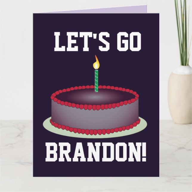 ¡VAMOS BRANDON! TARJETAS DE CUMPLEAÑOS (Anverso)
