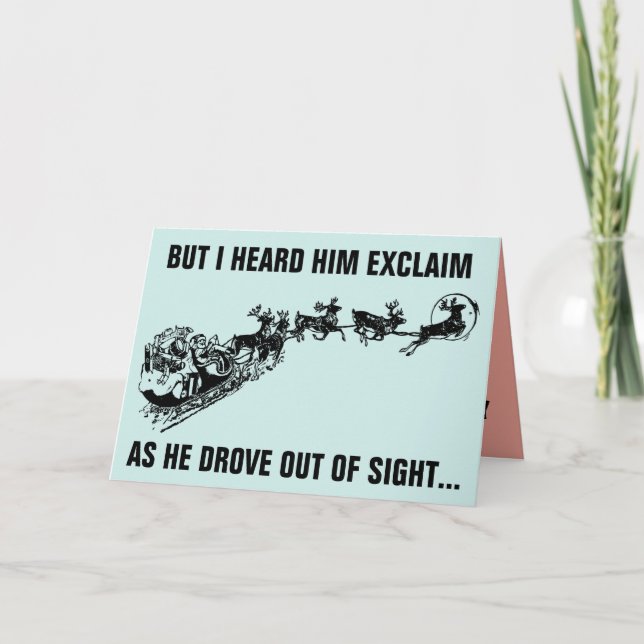 ¡VAMOS BRANDON! TARJETAS DE NAVIDAD PERSONALIZADAS (Anverso)