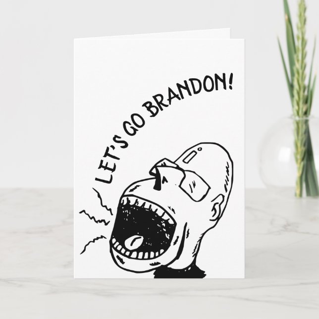 ¡VAMOS BRANDON! TARJETAS DIVERTIDAS DE NAVIDAD (Anverso)