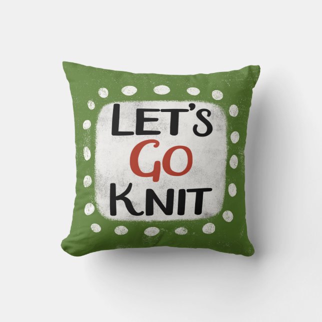 Vamos Cojín decorativo Knit (Anverso)