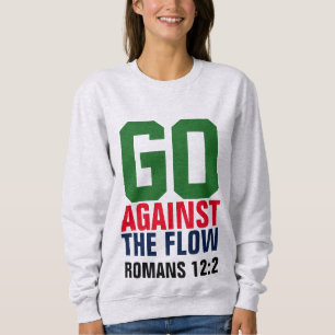 VAMOS CONTRA EL FLUJO, Romanos 12, camisetas crist