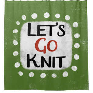 Vamos cortina de ducha Knit