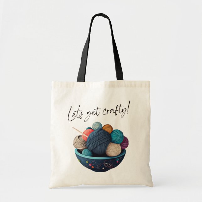 ¡Vamos Crafty! Arte de Yarnball | Bolsa de objetos (Frente)