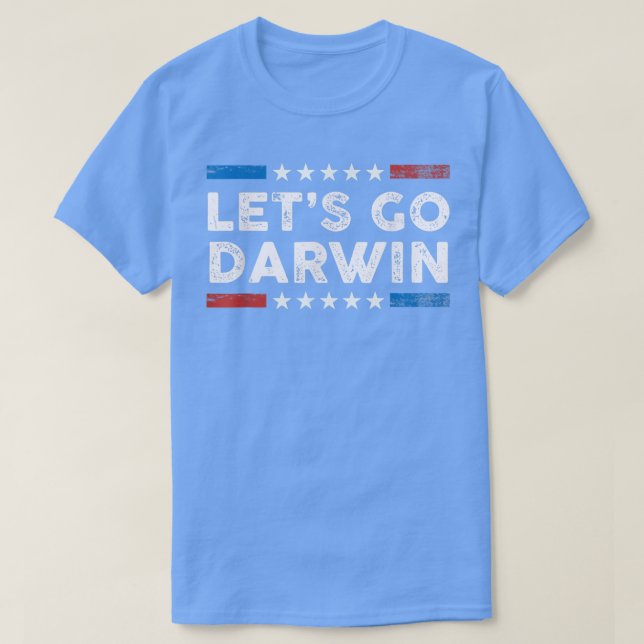 Vamos Darwin, camiseta de bandera de EE. UU. vinta (Diseño del anverso)