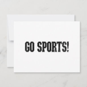 ¡Vamos Deportes! Divertido Vintage Deportes Fanáti