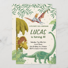 Vamos Fiesta como una invitación de cumpleaños a l