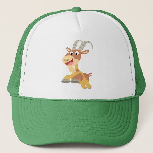 ¡Vamos Goat! Sombrero de camionero (personalizado  (Anverso)