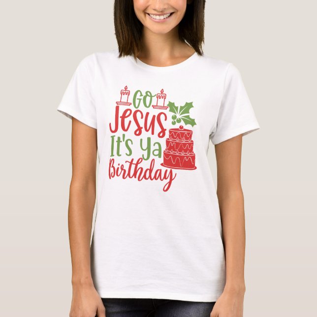 Vamos Jesús es la camiseta de los Navidades de cum (Anverso)
