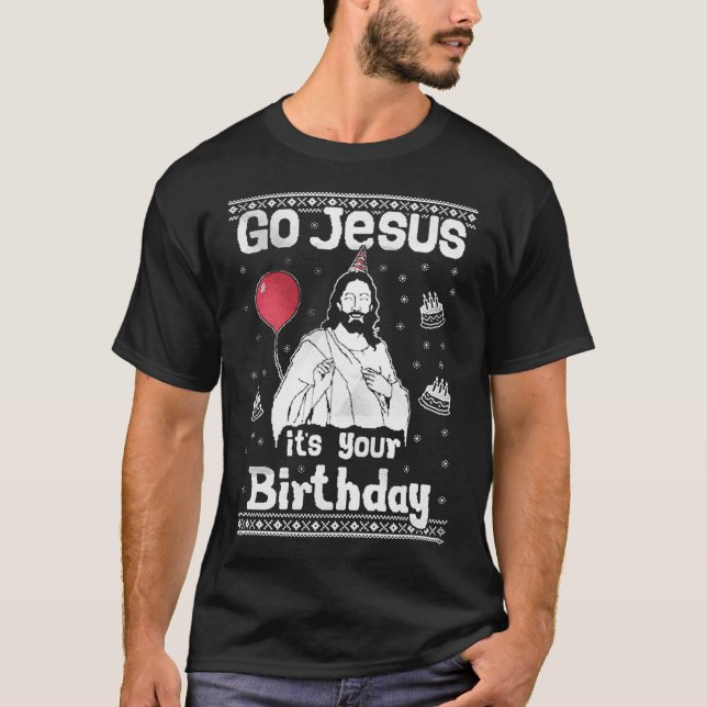 Vamos Jesús, suéter Navidades feos (Anverso)