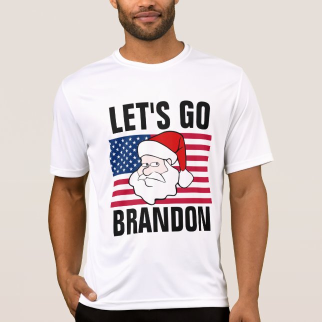 VAMOS LAS Camisetas DE BRANDON SANTA CLAUS (Anverso)