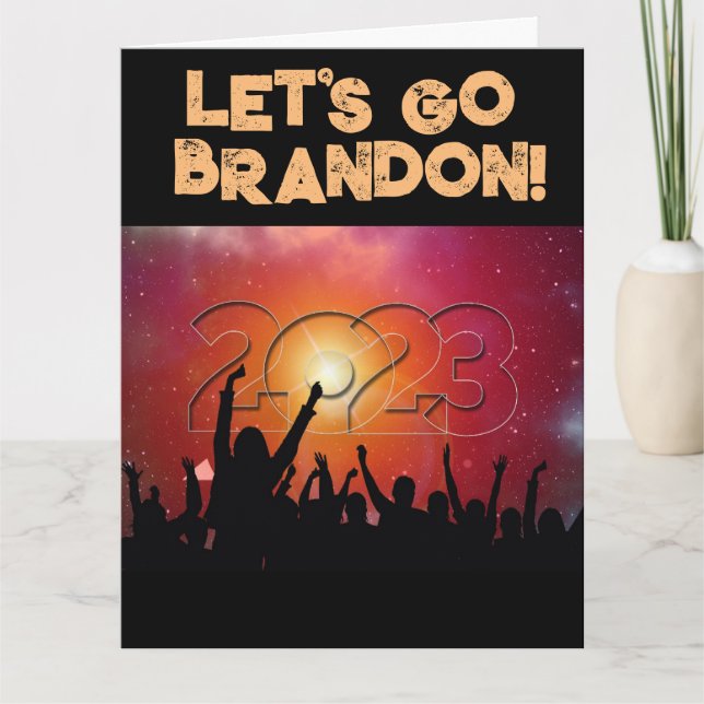 VAMOS LAS TARJETAS DE AÑOS NUEVOS 2023 ANTI-BIDEN  (Anverso)